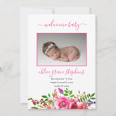 4フォトコラージボホフローラガール 案内状 (正面)