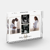 4フォトコラージモノグラムイニシャル 妊婦の フォトブロック (左)