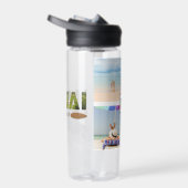 4フォトコラージモノグラムカウアイハワイサーフボード ウォーターボトル (右面)