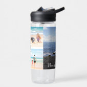 4フォトコラージモノグラムプナルウビーチハワイ ウォーターボトル (左面)
