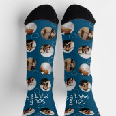 4フォトコラージュのソールメイトおもしろい遊（オンソウル） ソックス (上部)