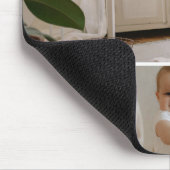 4フォトコラージュのテンプレート パーソナライズされた マウスパッド (コーナー)