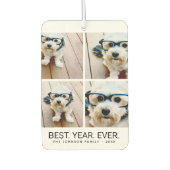 4フォトコラージュのミニマル最高のリスト – 年間 カーエアーフレッシュナー (正面)