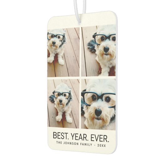 4フォトコラージュのミニマル最高のリスト – 年間 カーエアーフレッシュナー (左)