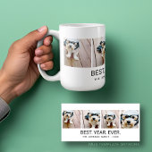 4フォトコラージュのミニマル最高のリスト – 年間 コーヒーマグカップ