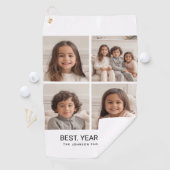 4フォトコラージュのミニマル最高のリスト – 年間 ゴルフタオル (インサイチュ)