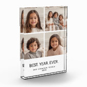 4フォトコラージュのミニマル最高のリスト – 年間 フォトブロック (左)