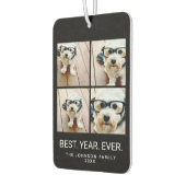 4フォトコラージュのミニマル最高のリスト- Ever Black カーエアーフレッシュナー (左)