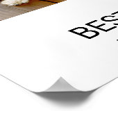 4フォトコラージュのミニマル最高のリスト- Year Ever Poster ポスター (角)