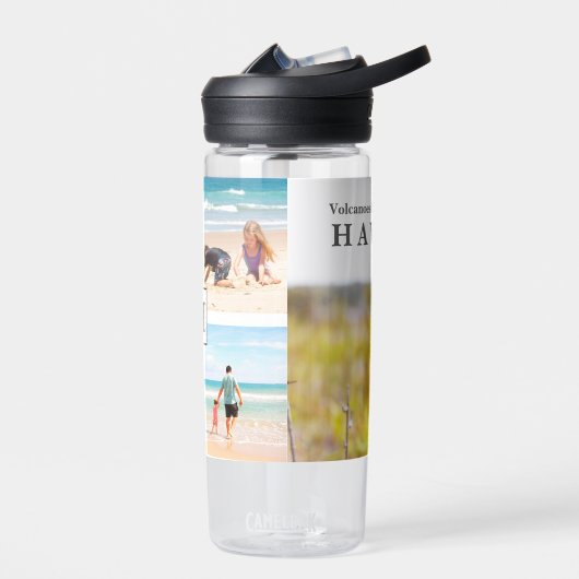 4フォトコラージュイニシャル火山ナテルパーク ウォーターボトル (左面)