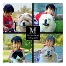 4フォトコラージュカスタマイズとモノグラム