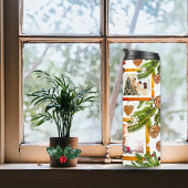 4フォトコラージュカラフルの気高いクリスマスツリー タンブラー