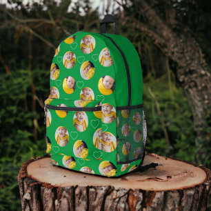 4フォトコラージュテンプレート独自のおもしろいを作成 プリントバックパック