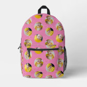 4フォトコラージュテンプレート独自のおもしろいを作成 プリントバックパック (正面)