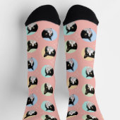 4フォトコラージュテンプレート独自のおもしろいペット ソックス (上部)