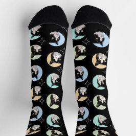 4フォトコラージュテンプレート独自のおもしろいペット ソックス