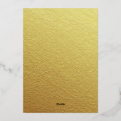 4フォトコラージュパパお子様写真I Love Youパパ 箔シーズンカード (裏面)