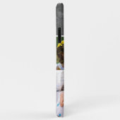 4フォトコラージュファミリーモノグラム名チャルクボード Case-Mate iPhoneケース (裏面/右)