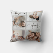 4フォトコラージュプリントモダン白枕 クッション (裏面)