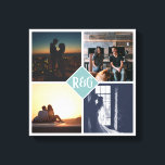 4フォトコラージュモノグラムの キャンバスプリント<br><div class="desc">4 Photo Collage モノグラムの created パーソナライズされた by you wall art - Canvas Print from Ricaso – このキャンバスに自分の写真と文字を追加素晴らしする</div>