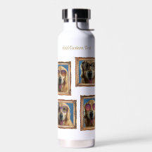 4フォトコラージュヴィンテージフレームドッグペットファミリー