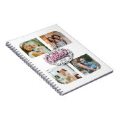 4フォトコラージュ家族の思い出の母の日 ノートブック (右側)