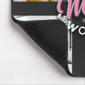 4フォトコラージュ家族の思い出の母の日 マウスパッド (コーナー)