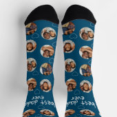 4フォトコラージュ最高のダディーエバー ソックス (上部)