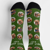 4フォトコラージュ最高のダディーエバー ソックス (上部)