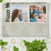 4フォトコラージュ最高のマー キッチンタオル (折り畳み)