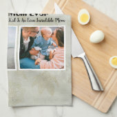 4フォトコラージュ最高のマー キッチンタオル (四つ折り)