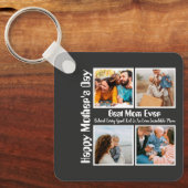 4フォトコラージュ最高のマー キーホルダー (正面)