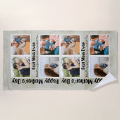 4フォトコラージュ最高のマー ビーチタオル (正面)