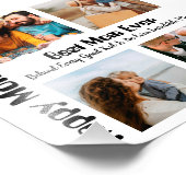 4フォトコラージュ最高のマー フォトプリント (角)