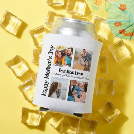 4フォトコラージュ最高のマー 缶クーラー (インサイチュ 夏)