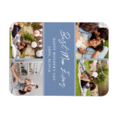 4フォトコラージュ母の日のギフトマグネット マグネット (横)