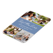 4フォトコラージュ母の日のギフトマグネット マグネット (左側)