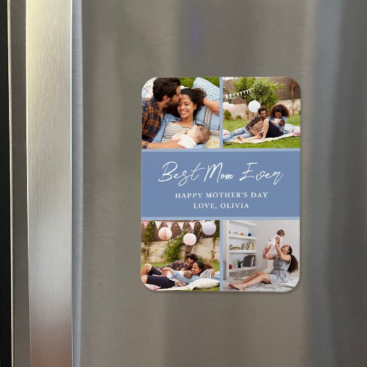 4フォトコラージュ母の日のギフトマグネット マグネット