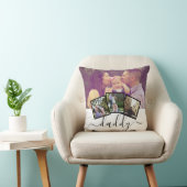 4フォトコラージュ父の日ダディパーソナライズされた クッション (椅子)