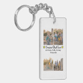 4フォトコラージュ素晴らしパパDBL父の日 キーホルダー (正面左)