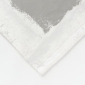 4フォトコラージュ追加ファミリ名グレーラージ フリースブランケット (角)