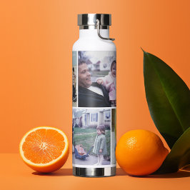 4フォトコラージュ – ミニマルモダンリスト写真のみ ウォーターボトル