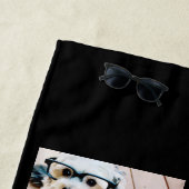 4フォトコラージュ – 背景色を選択 ビーチタオル (インサイチュ)