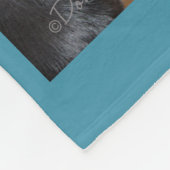 4フォトコラージュ|青いフリース犬用毛布 フリースブランケット (角)