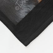 4フォトコラージュ|黒いフリース犬用毛布 フリースブランケット (角)