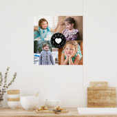 4フォトコラージュDaddy We Love You ポスター (キッチン)