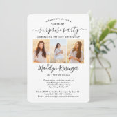 4フォトドライブバイサプライズバースデーパーティーパレード 招待状 (スタンド正面)