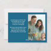 4フォトハヌッカファミリーホリデーカード シーズンカード (裏面)