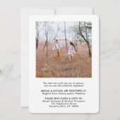 4フォトバーチャルカップルブライダルシャワーbyメール 招待状 (裏面)