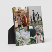 4フォトパーソナライズされたカスタムコラージュ フォトプラーク (正面)